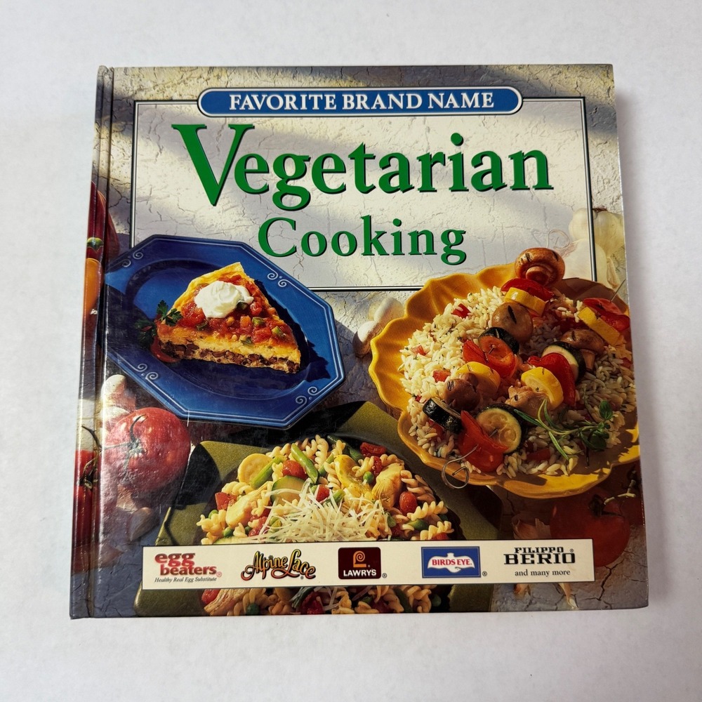 Favorite Brand Name Vegetarian Cooking Hardcover Cookbook 1997‎ ISBN 078533372X